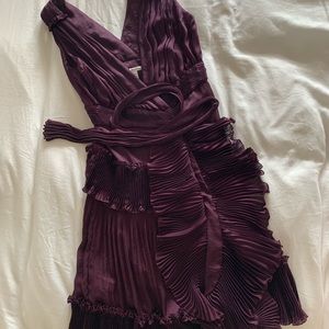 Purple Wrap Dress